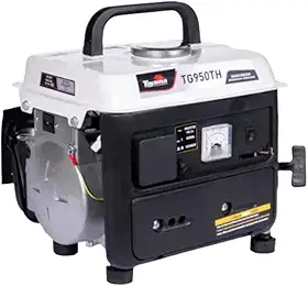 GERADOR TOYAMA GASOLINA TG950TH 2 TEMPOS MONOFASICO 220V 850W PARTIDA MANUAL COM CARREGADOR DE BATERIA