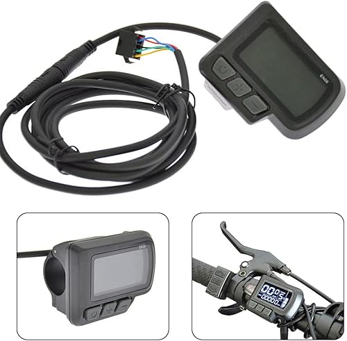 Miniatura 5 de Computadora de bicicleta, pantalla LCD impermeable, velocímetro de bicicleta, pantalla EN06, kit de controlador sin escobillas para scooter