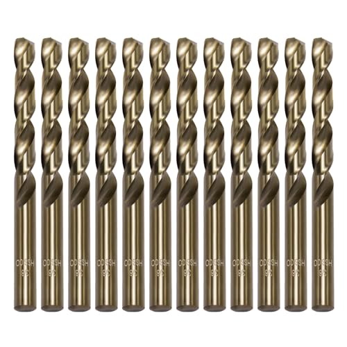 FiLwW 10Pcs 3/8 Cobalt Drill Bit Set