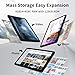 Veidoo 11 inch Tablet, Android Tablet with 8GB (4+4 Expand) RAM 128GB ROM 1TB Expand, 1280 * 800 In-Cell HD Touch Screen, Octa-Core Processor, WiFi 6, BT 5.0, Dual Camera (Grey)