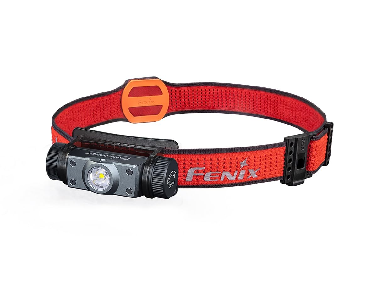 Fenix HM62-T Stirnlampe LED Wiederaufladbarer,1200 Lumen Extrem Helle,SB-C Aufladbar,IP68 Wasserdichte Scheinwerfer,150M,90° Verstellbarer Beleuchtung,Trailrunning,Camping,Joggen (Black)