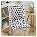 Coussin Chaise Longue Chaise Salle Coussins 100% Lin Siamois d'une Seule pièce avec Bretelles Thicken Coussin détachable Backoffice Ceinture Pads sécurité Dorm Room Tabouret Chaise Bout Bout Coussins
