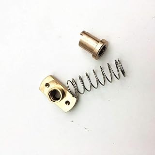 3D Printer - 1pc Anti-Back lash TR8 Lead Screw Brass nut for Upgrade CR-10 3D printer Anti Backlash Spring Loaded nut Tornado 3d printer nut