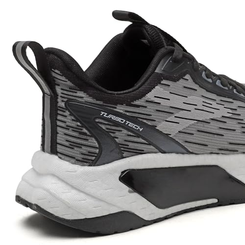 Image of Action | Athleo | TURBO-501 | Men's | Lace-Up | Running | Shoes | Trendy | Lightweight | Comfortable | Durable | Sports | Shoes