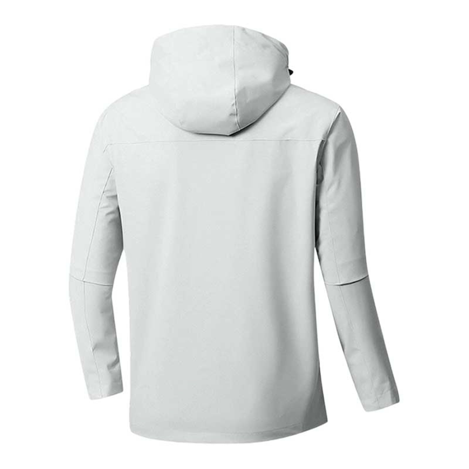 Genérico Chubasquero Mujer Impermeable-Chaquetas Casuales Para Mujer Ligeras Resistentes Al Viento Para Senderismo Para Todas Las Estaciones Con Capucha