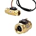 FASTROHY G3/4" Water Flow Sensor Witch,Copper Hall Effect Flowmeter Liquid Fluid Meter Sensor Switch Flowmeter Meter 2-45L/min