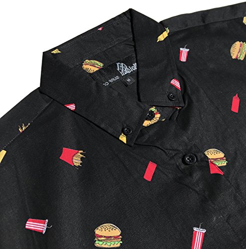 Image of Molokai Surf Button Down Slim Fit Hawaiian Short Sleeve Shirts