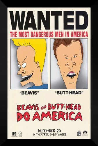 Amazon.com: ArtDirect Beavis and Butt-Head FRAMED 27x40 Movie