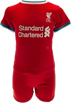 Generic Supporters' Gear,Clothing,Baby Clothing Liverpool EPL 2021 Shirt & Short Set Baby/Infant Clothing