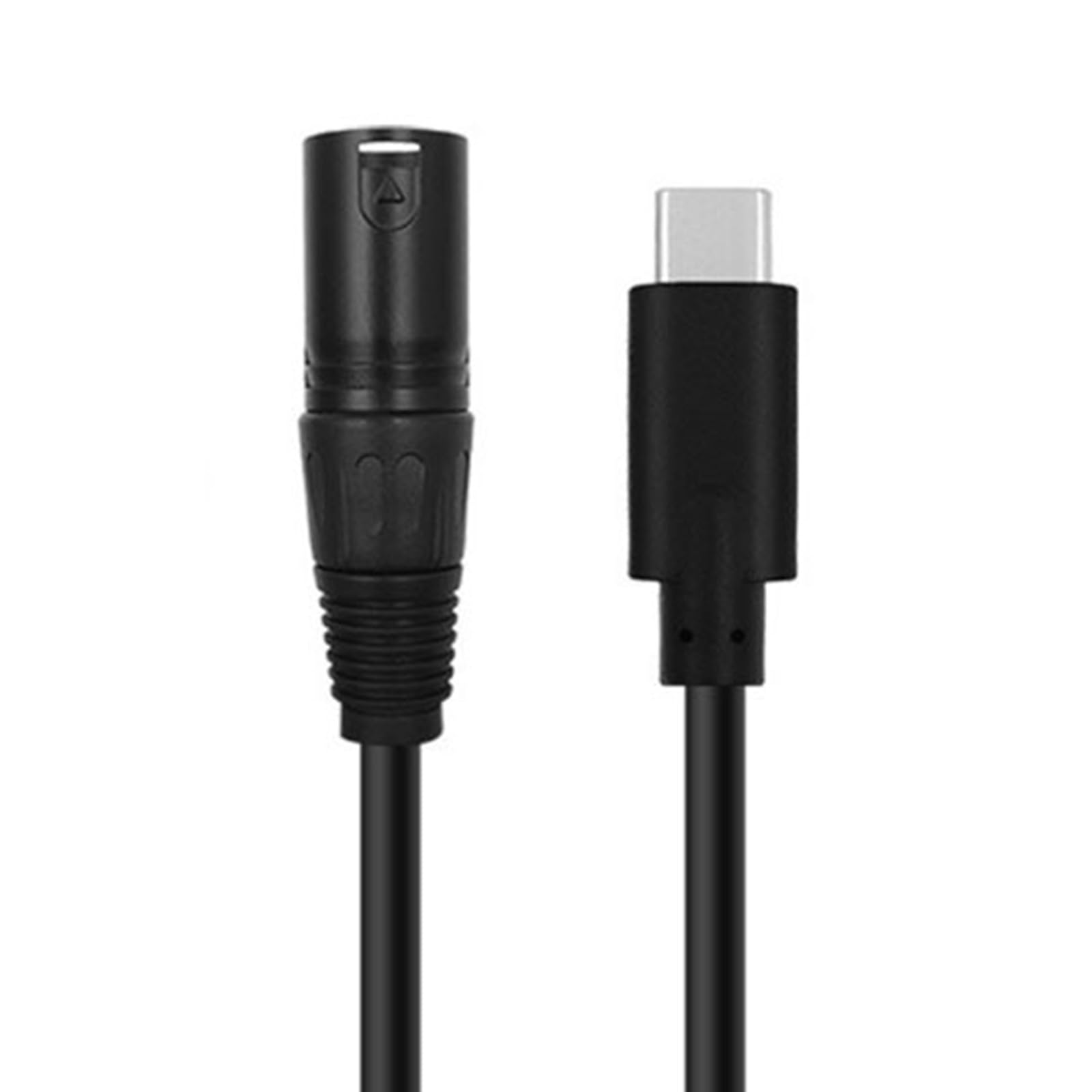 Adattatore da tipo C a XLR a 3 pin, da USB tipo C a 3 pin XLR, cavo audio stereo maschio a maschio femmina, convertitori da cavo a