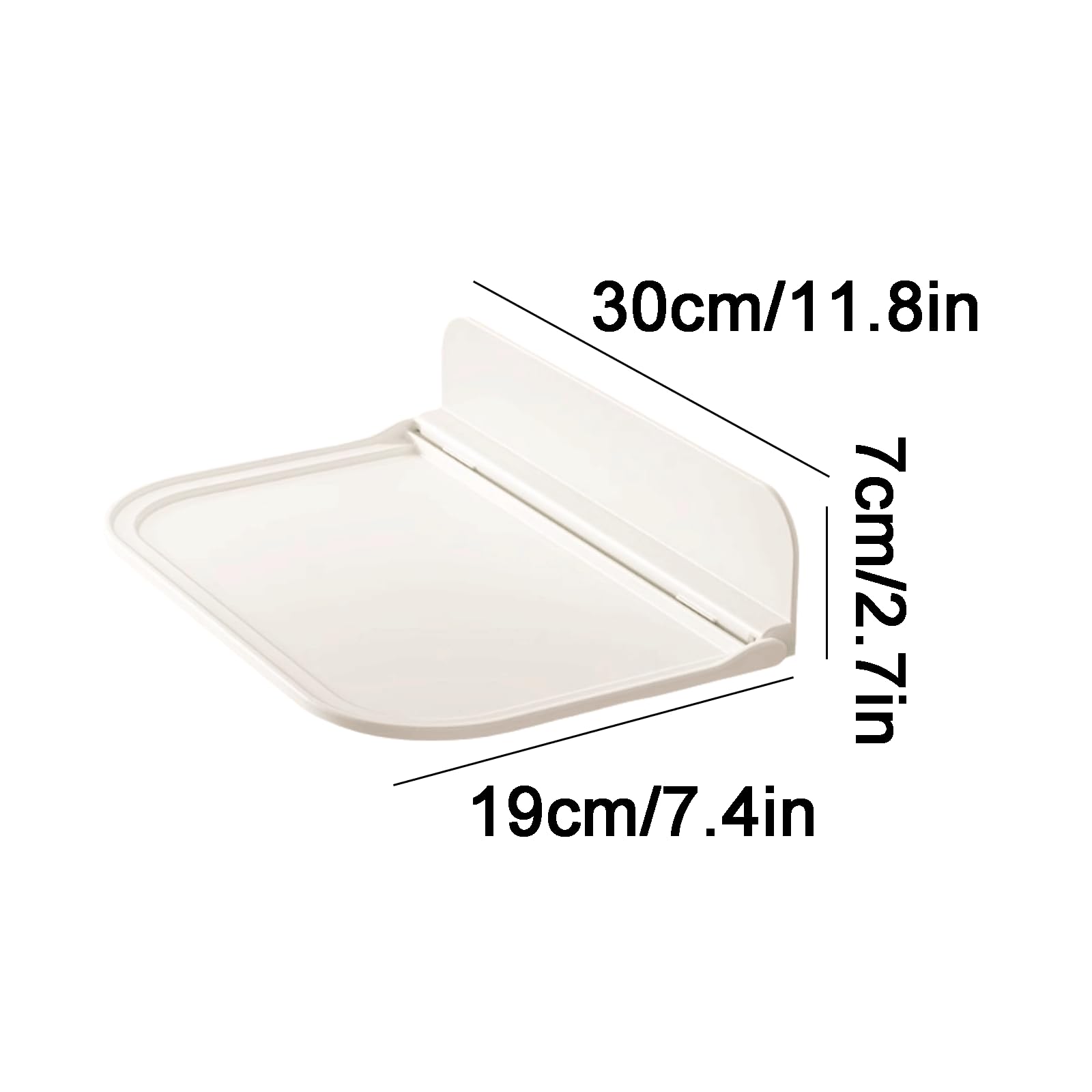 Versatile Mensole da Bagno a Parete Mensole da Bagno in plastica Mensole da Bagno Pieghevoli Mensole da Bagno multifunzionali Solido