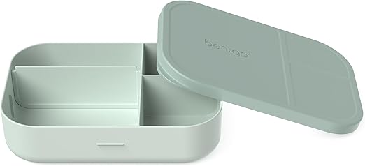Bentgo® Modern Tray with Matte Lid - Reusable, BPA-Free, Meal Prep Containers for Adults with Removable Divider - 3 or 4 Compartments for Healthy Portioned Meals At Home & On the Go (Mint Green)