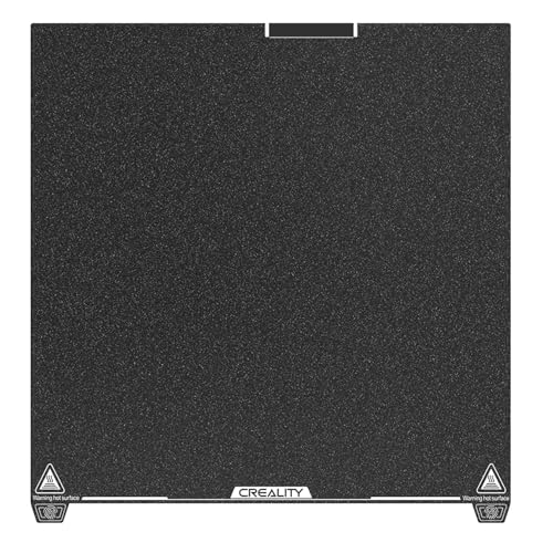 Creality K2 Plus Texture PEI Build Plate Kit, 3D Printer Heat and Wear Resistance Textured PEI Spring Steel Plateform wi