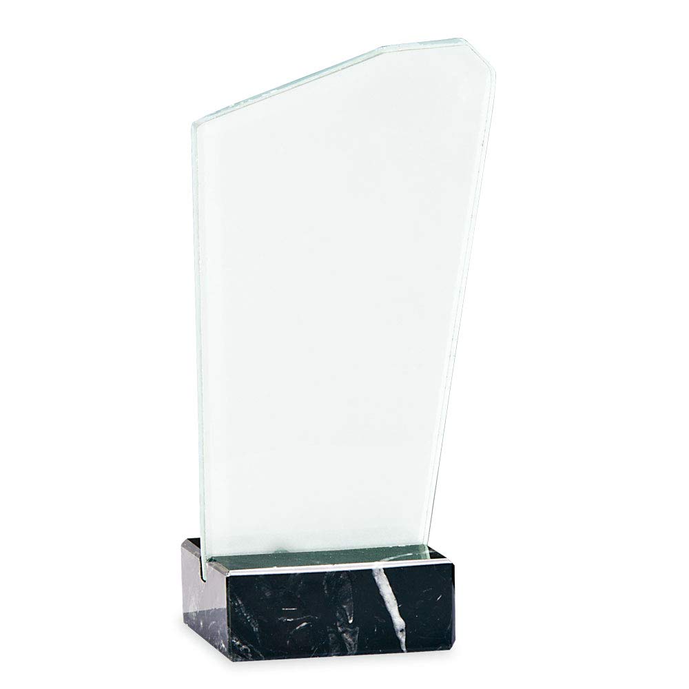 Trofeo de metacrilato Impreso a Color Personalizable con Base mármol 16cm