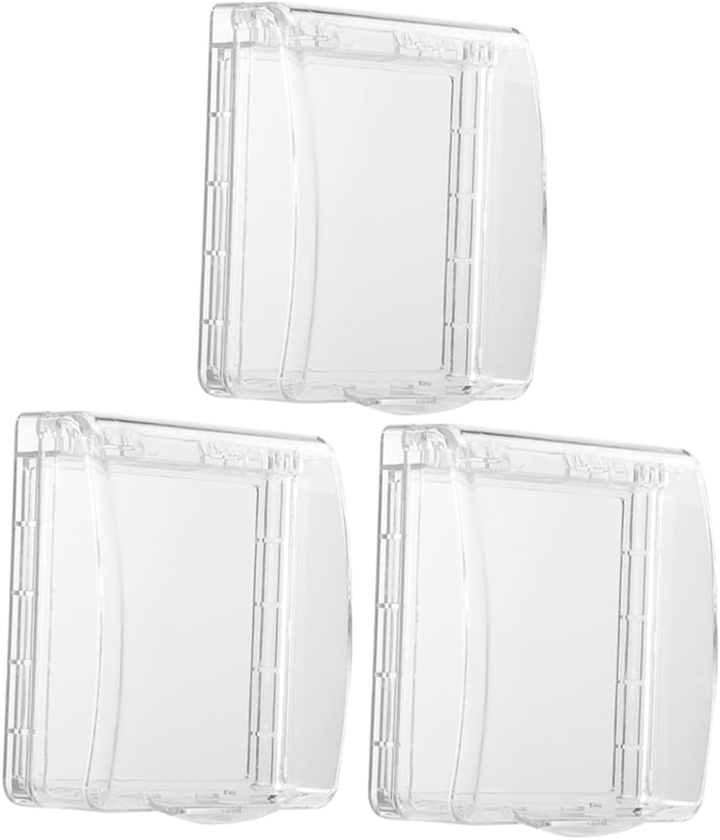 Yardwe 3pcs Socket Cover Boxes for Outdoors Outdoor Switch Cover