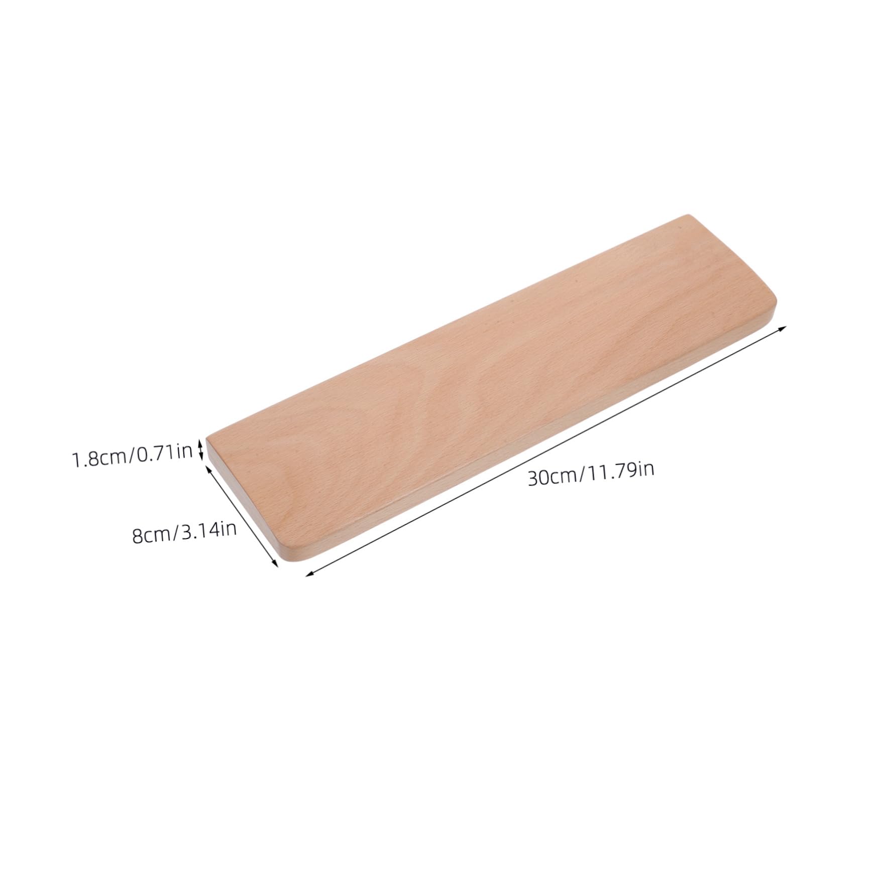 Poggiamano per Tastiera in Legno Ergonomico per Digitazione