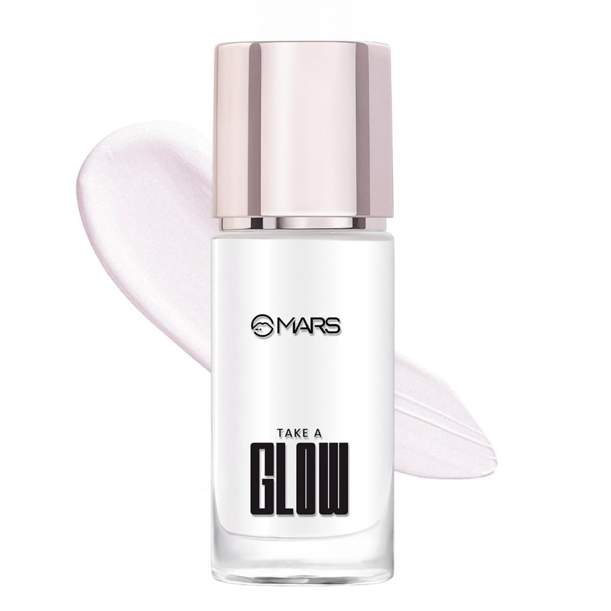Take A Glow Illuminating Primer + Strobe Cream | 3-in-1 Formula: Moisturiser, Face Primer & Highlighter | Enrished with Jojoba Oil, Madecassoside & Ectoin (30ml) (01-MOON GLOW)-T10-MR