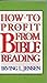 How to profit from Bible reading