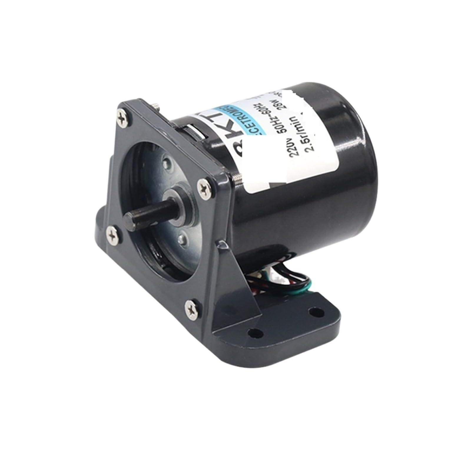MUYTQAERG Synchronous Motor 68KTYZ AC with Bracket 28W 220v 2.5 rpm-110 RPM Center Shaft Geared Permanent Magnet(10rpm)