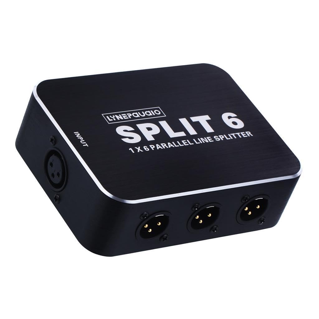 XLR Lautsprecher Splitter: Mühelose Verteilung von Line Pegel Signalen und optimale Leistung im Audio Setup. Audio Lautsprecher Splitter Adapter XLR Box