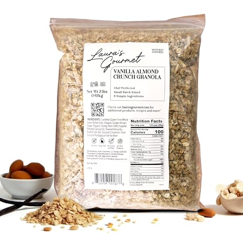 Laura's Gourmet Granola - Vanilla Almond Crunch - Gluten, Soy