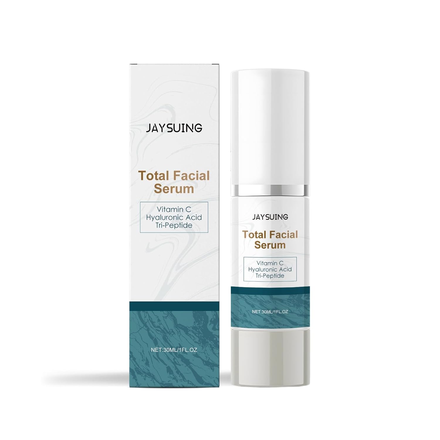 Vitamin C Serum with Hyaluronic Acid – Anti Aging Face Serum for Women & Men, Dark Spot Corrector for Face, Wrinkle Reducer, Brightening Treatment, Non Greasy Formula, 1 Fl Oz
