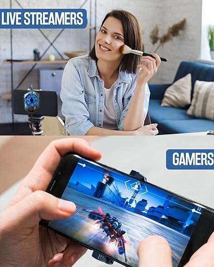 NOTHOTPHONE Gaming Phone Cooler Fan - Mobile Cooling Fan for Gaming, iPad Cooler for Gaming, High-Performance Cooling Fan for Mobile, Phone Cooler with Ultra Silent Technology, Universal Fit 1