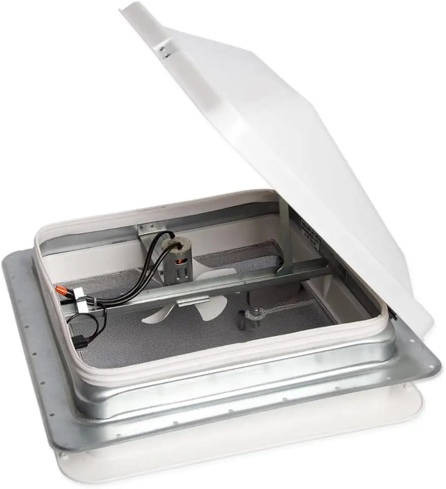 Claraboia Para Motorhome Com Mosquiteiro E Exaustor 12v