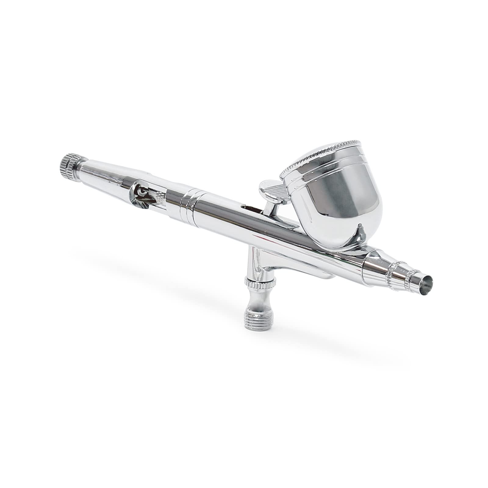 Wiltec Aerografo doppia azione mod.130T, serbatoio 7 ml, ugelli 0,2, 0,3 e 0,5 mm, Aeropenna per aerografia