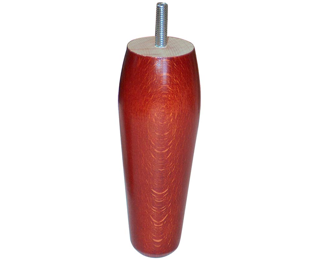 Pieds De Lit Cylindriques MARGOT - Lot De 4 - Bois Naturel Hêtre - Hauteur 17 Cm - Fabriqué En France