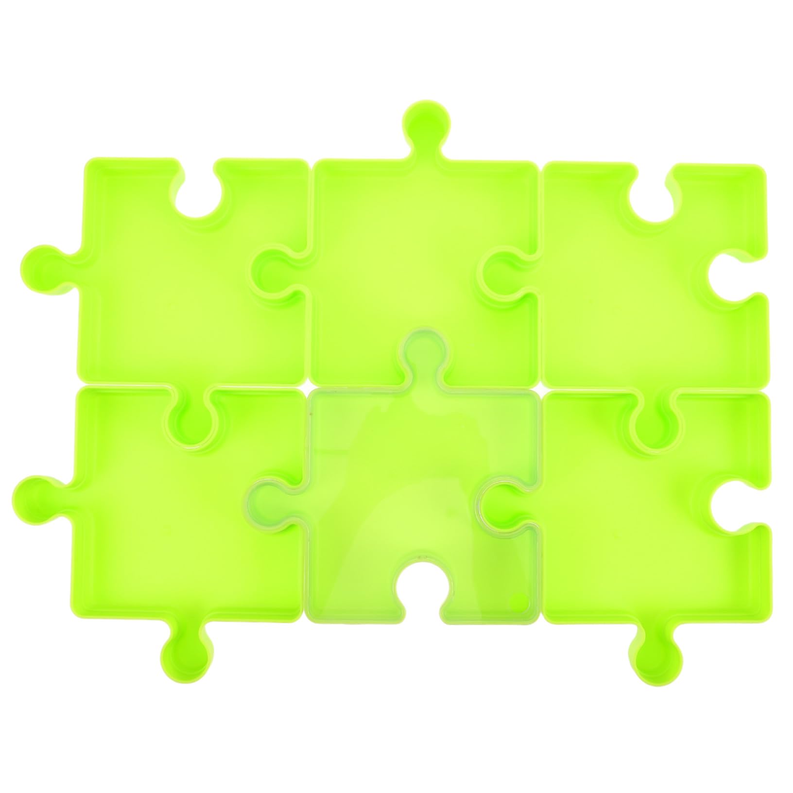 6pièces Plateaux De De Puzzles pour Garçon Fille Boîte à Puzzles avec Couvercle Empilables pour Maison Réutilisable