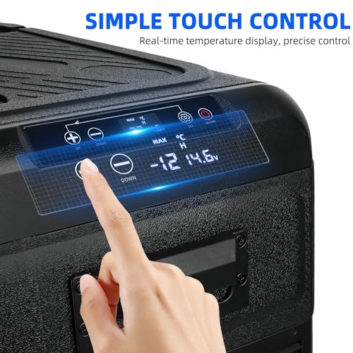 Fineera W-40 12 Volt Car Refrigerator 36Qt(40L) - Electric Car Cooler With 12/24V Dc, Car Fridge Portable Refrigerator Freezer Compressor Cooler thumb #3