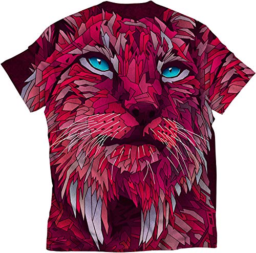 Image of STAND OUT All Over Printed Psychelic Trippy Animal T-Shirts