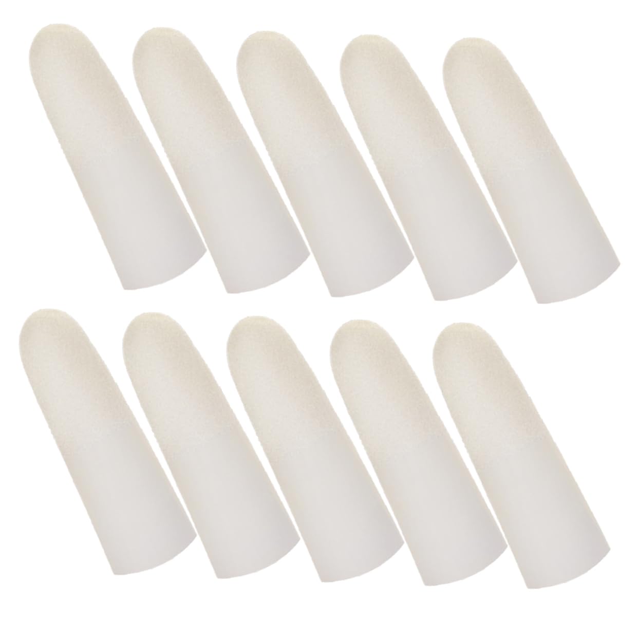 TOVINANNA 100pcs Latex Finger Tips Static-resistant Non-slip Protective Covers for Cooking Nail Salons