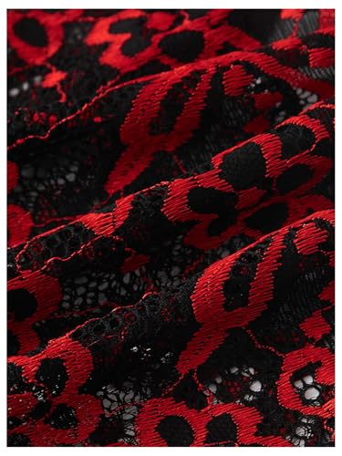 Image of SOLY HUX Women's Plus Size Sexy Floral Lace Scalloped Trim Wireless Bra Adjustable Strap V Neck Everyday Bralette
