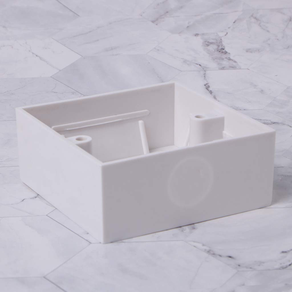 Junction Storage, Hanzou 86 X 86mm Waterproof Wall Plate Junction Box Back Plate Box Outer Side Back Box