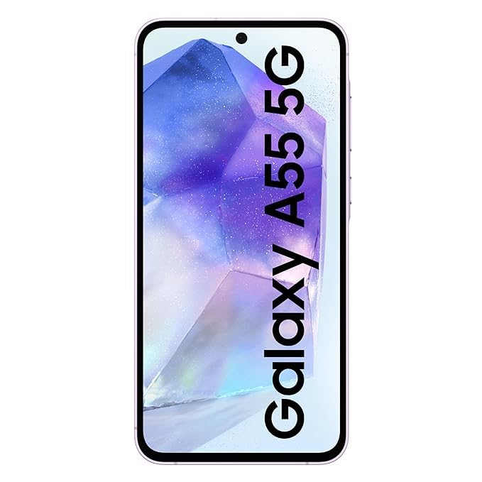 Image of samsung Galaxy A55 5G (Awesome Lilac, 8GB RAM, 128GB Storage) Without Offer