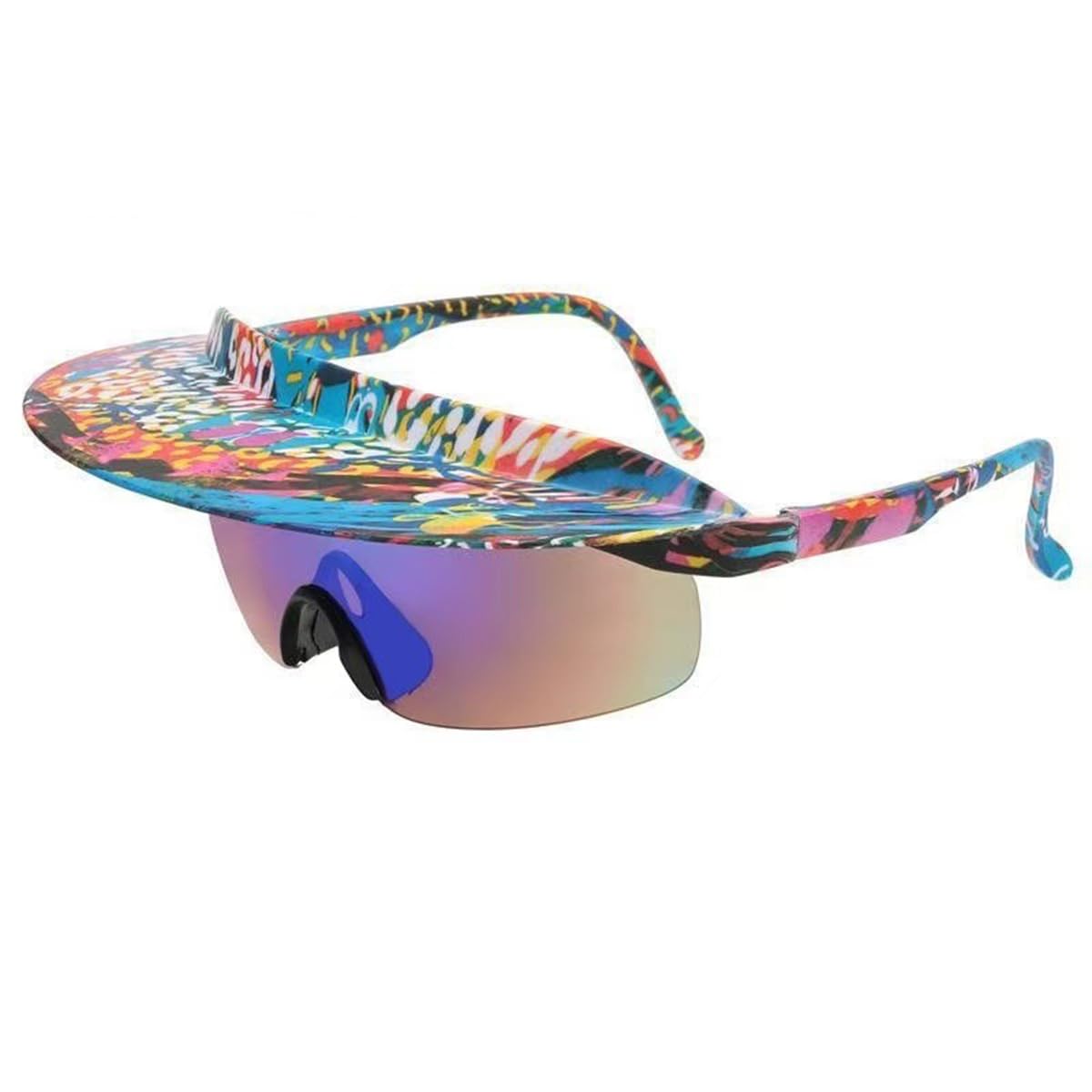 Modne okulary rowerowe z dużą oprawką dla mężczyzn i kobiet, okulary sportowe na świeżym powietrzu, okulary przeciwsłoneczne rowerowe
