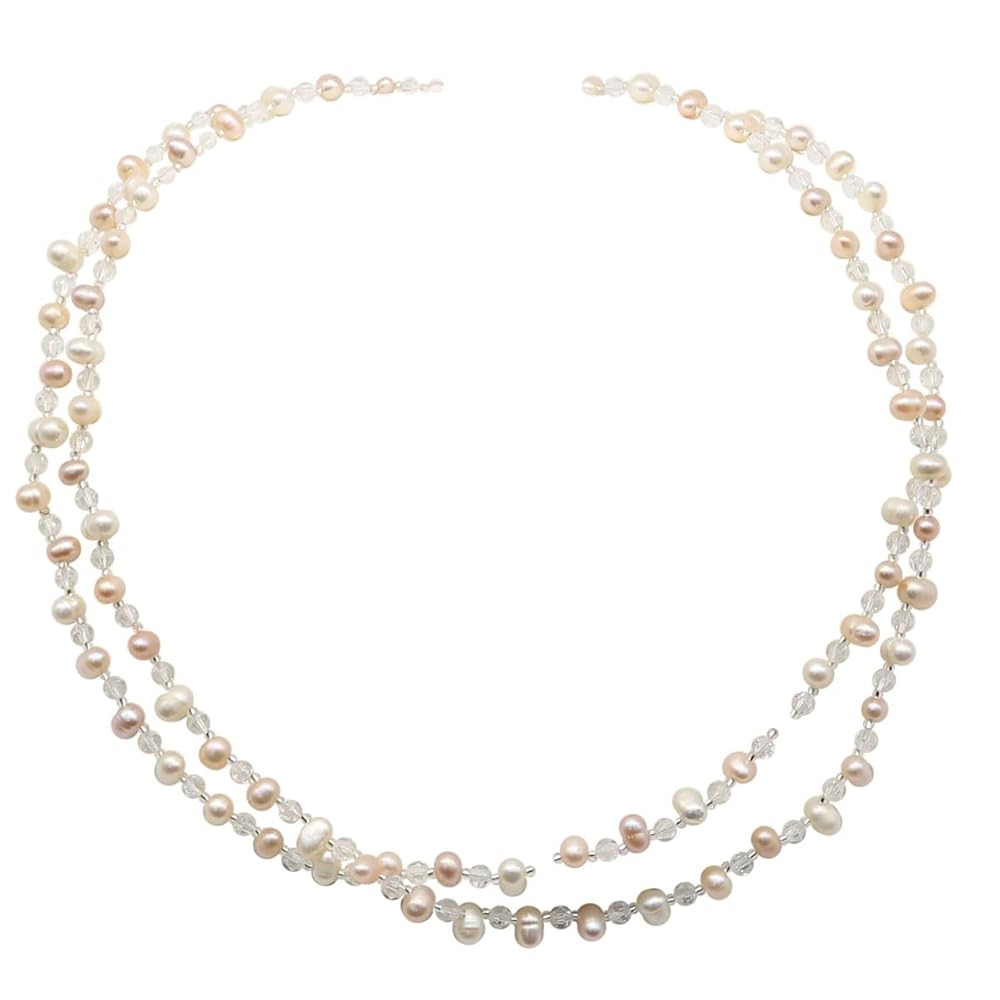 Amazon | 真珠 パール ロング ネックレス 淡水真珠 ロングパール