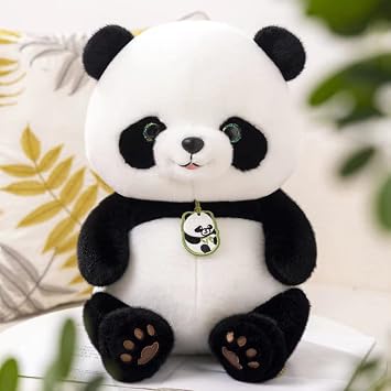 Large Panda Cushion, Stuffed Toy, Plush Toy, Plush Toy, Fluffy, Children's Toy, Birthday, Gift, Christmas Decoration, Figurine, Genuine 9.8 inches 25 cm