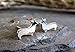 Welsh Pembroke Corgi Dog Polished Sterling Silver Stud Earrings Handmade in USA