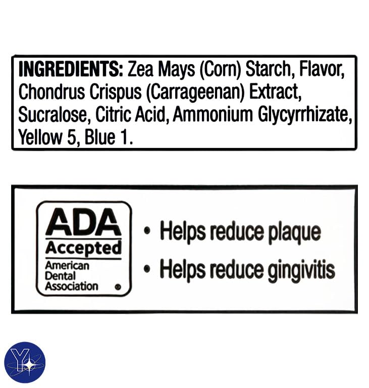 Miniatura 4 de Ambientadores de aliento Equate Strips, menta fresca, 24 unidades, paquete de 5 y marcapáginas de regalo YOLOMOLO