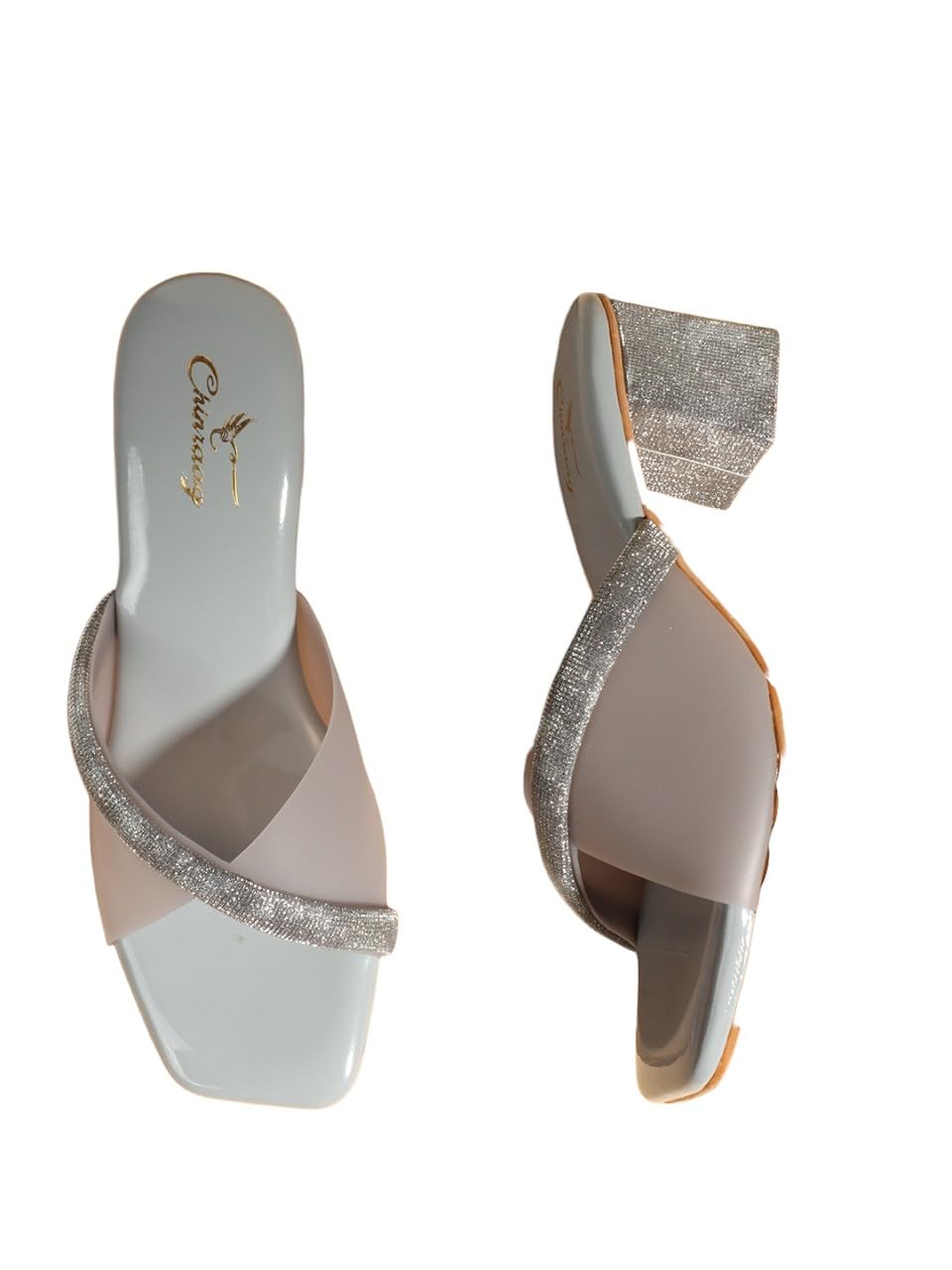 chinraag Women’s Embellished Block Heel Sandals-picture-50
