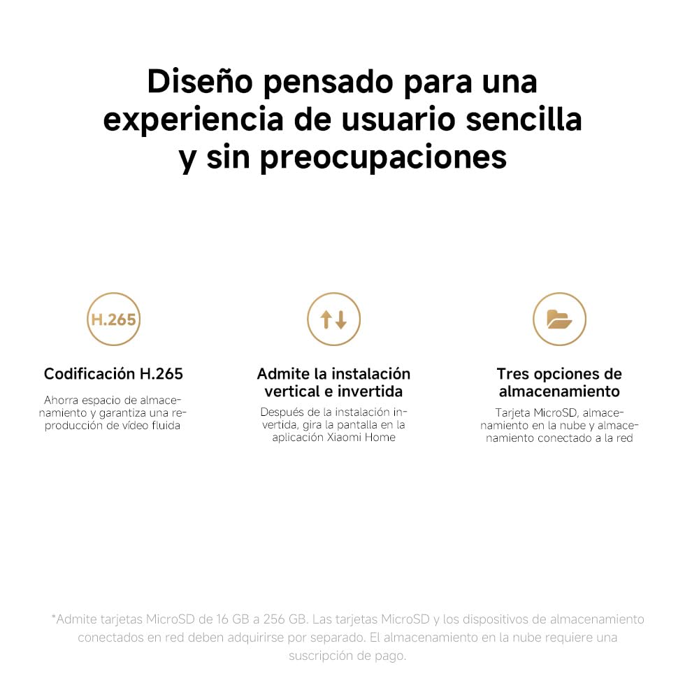 XIAOMI C500 Dual Camara Vigilancia WiFi Interior, Doble 4MP Barrera Virtual | Camara Vigilancia Detección De Personas/Mascotas, Visión Nocturna A Color Starlight, Audio Bidireccional, WiFi 6 2,4/5 GHz