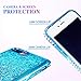 Ruky for 7 Plus/8 Plus Glitter Case, Colorful Quicksand Series Soft TPU Bling Diamond Flowing Liquid Floating Girls Women Case for 6 Plus 6s Plus 7 Plus 8 Plus (Teal Purple)