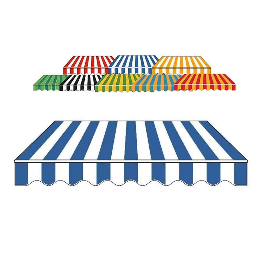 Auvent de terrasse rétractable 4,9x3m protection solaire UV abri extérieur fenêtres et portes