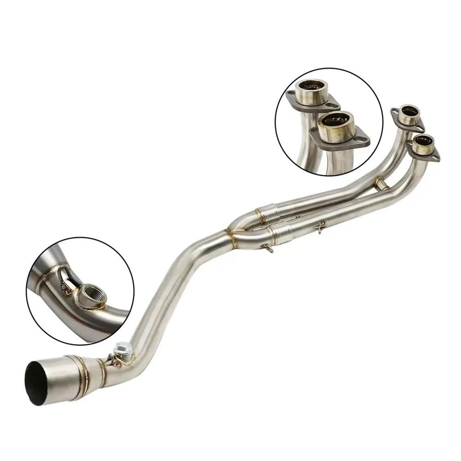51 mm/60 mm Parti Del Silenziatore Di Scarico Moto Sistema Completo Slip On Per Yamaha Tmax T-max 500 530 Tmax530 Tmax500 2008-2016 57 Cm(TYPE-B)