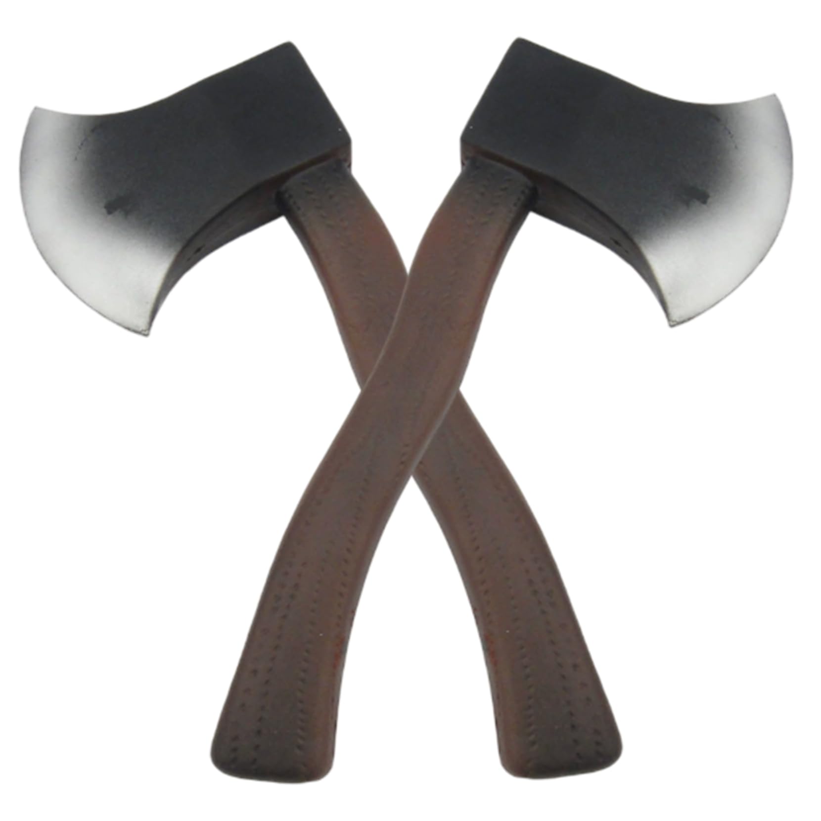 Nuiorfty 2Pcs Axes 11x4.9 Realistic Foam Axe Hatchet Halloween Costumes for Halloween Costume Party