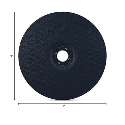 Miniatura 2 de BHA Muelas abrasivas de metal de centro deprimido para amoladoras angulares, 7" x 1/4" x 7/8" - Paquete de 5