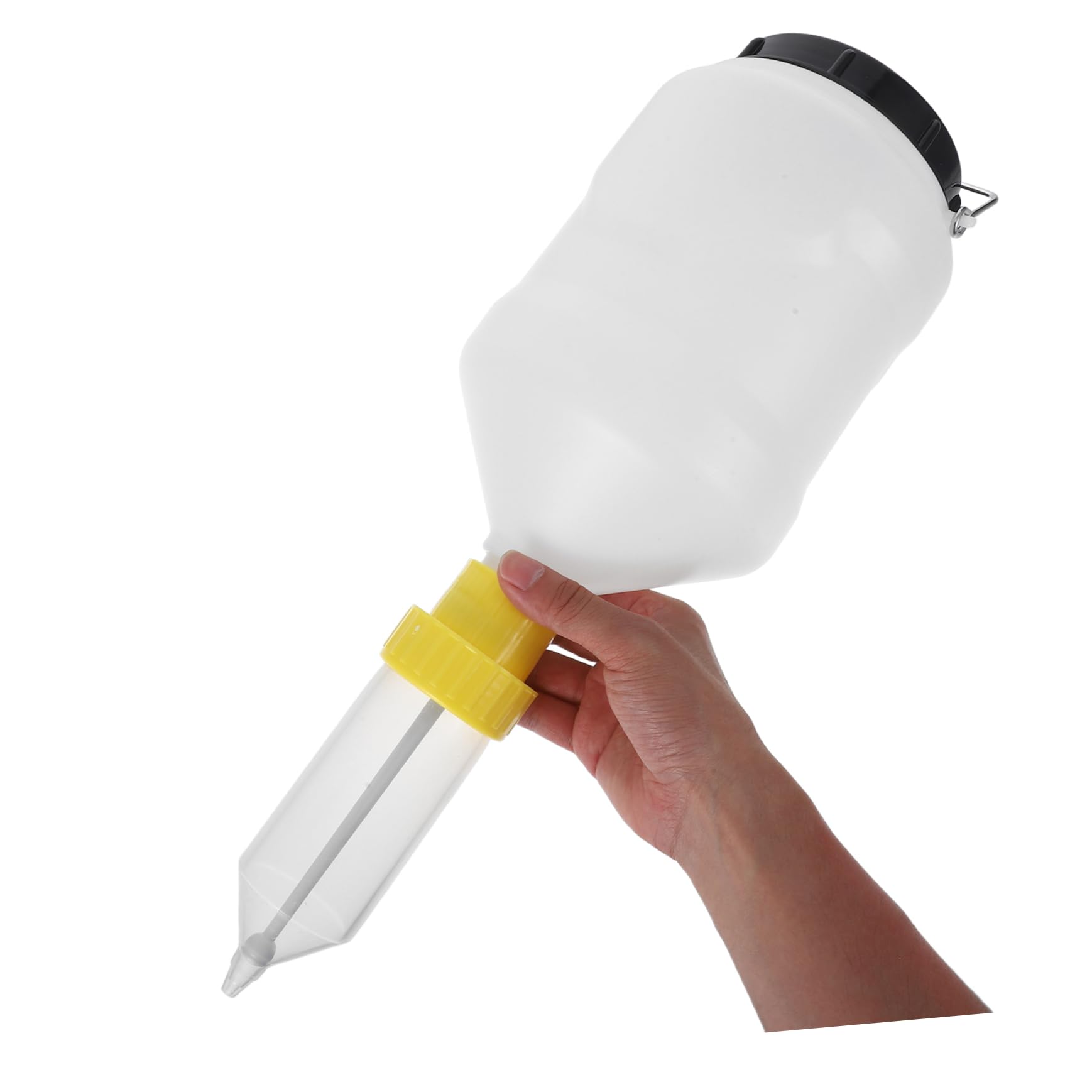 VICASKY Quetschflasche Mit Litern Fassungsvermögen Saucenspender Mit Pumpe Für Großküchen Geeignet Für Salatdressings Und Gewürze Aus Lebensmittelechten Materialien Hängend